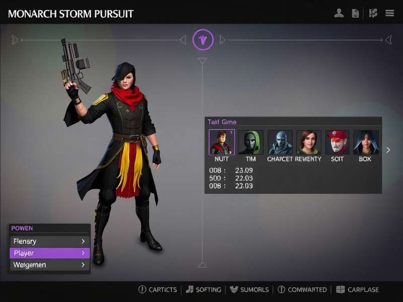 Monarch Storm Pursuit Character Customization